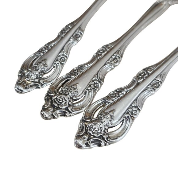 3pc Oneida SILVER ARTISTRY Serving Set teaspoon & sugar spoon butter knife 1965 - Picture 5 of 14